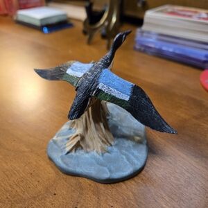 Avon 1989 Blue-Winged Teal Duck Mini Figurine Collectable Bird Figure